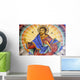 Jesus Christ Fresco From Rila Monastery Bulgaria Wall Mural