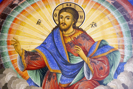 Jesus Christ Fresco From Rila Monastery Bulgaria Wall Mural