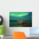 Aurora Borealis Or Northern Lights Wall Mural