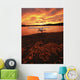 A Float Plane Facing The Sunrise Over Teslin Lake, Yukon Wall Mural