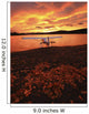 A Float Plane Facing The Sunrise Over Teslin Lake, Yukon Wall Mural