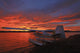 A Float Plane Facing The Sunrise Over Teslin Lake, Yukon Wall Mural