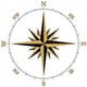 brujula1c Wall Decal