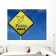 Traffic Sign "Peace Ahead" Wall Mural
