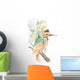 Pastel Fairy Riding Bird Wall Decal