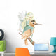 Pastel Fairy Riding Bird Wall Decal