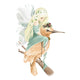 Pastel Fairy Riding Bird Wall Decal