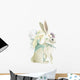 Pastel Bunny Fairy Wall Decal