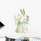 Pastel Bunny Fairy Wall Decal