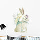 Pastel Bunny Fairy Wall Decal