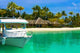 Boat Moored Tropical Island Wall Decal