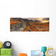 Tombstone Mountain, Tombstone Territorial Park In Autumn, Yukon Wall Mural