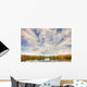 Sky Reflected In Dragon Lake Along The North Canol Road, Yukon Wall Mural