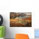 Tombstone Mountain Reflected In Talus Lake In Autumn Wall Mural