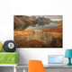 Tombstone Mountain Reflected In Talus Lake In Autumn Wall Mural