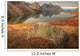 Tombstone Mountain Reflected In Talus Lake In Autumn Wall Mural