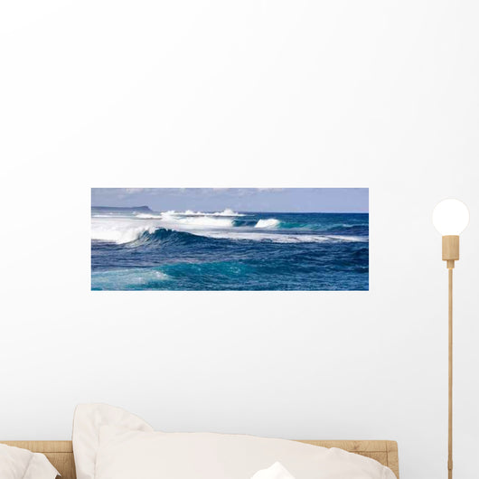 Guadeloupe Vagues La Pointe Wall Decal