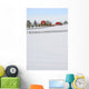 Red Barn In Winter, Near Zephyr, Ontario Wall Mural