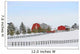 Red Barn In Winter, Near Zephyr, Ontario Wall Mural