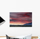 Sunset Over Mountains Along The Alaska Highway Outside Whitehorse Wall Mural