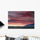 Sunset Over Mountains Along The Alaska Highway Outside Whitehorse Wall Mural