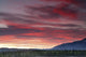 Sunset Over Mountains Along The Alaska Highway Outside Whitehorse Wall Mural