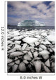 Floating Ice Shattered From Iceberg Wall Mural
