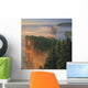 Perce Rock And The Three Sisters In Fog At Sunrise Wall Mural