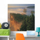 Perce Rock And The Three Sisters In Fog At Sunrise Wall Mural