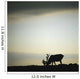 Silhouette Of A Male Caribou At Sunset Wall Mural