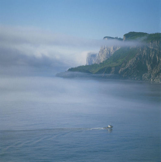 Fisherman And Cap-Bon-Ami In Fog Wall Mural