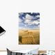Square Hay Bales Wall Decal
