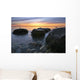 Sunset On Lake Michigan, Wisconsin Wall Mural