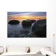 Sunset On Lake Michigan, Wisconsin Wall Mural