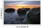 Sunset On Lake Michigan, Wisconsin Wall Mural