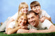 Joyful Family Wall Mural