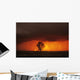 Cumulonimbus Cloud And Cottonwood Tree, Near Dugald, Manitoba Wall Mural
