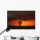 Cumulonimbus Cloud And Cottonwood Tree, Near Dugald, Manitoba Wall Mural