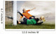 Shoot of football player and jump of goalkeeper on the field of Wall Mural
