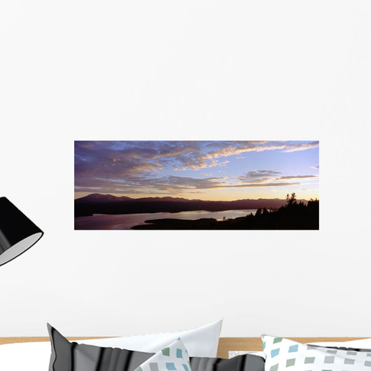 Sunset Over Teslin Lake, Yukon Wall Mural