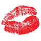 sexy red lips Wall Decal