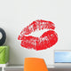 sexy red lips Wall Decal