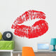 sexy red lips Wall Decal