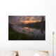 Early Morning On A Fog Covered Sturgeon River During The Summer Wall Mural