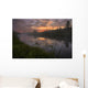 Early Morning On A Fog Covered Sturgeon River During The Summer Wall Mural