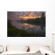 Early Morning On A Fog Covered Sturgeon River During The Summer Wall Mural