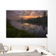 Early Morning On A Fog Covered Sturgeon River During The Summer Wall Mural
