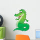 Green Crocodile Wall Decal