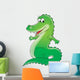 Green Crocodile Wall Decal