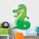 Green Crocodile Wall Decal